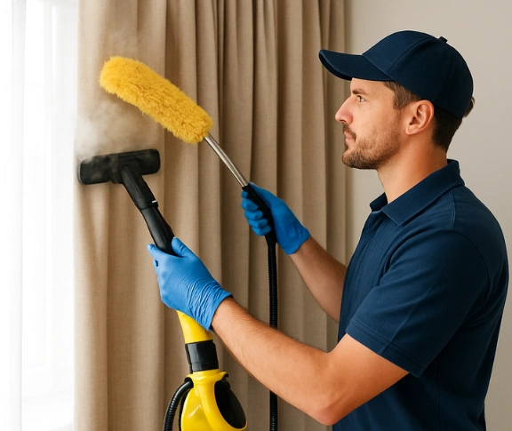 Trusted blind cleaning technician Matty Curtain Cleaning carramar-nsw QLD