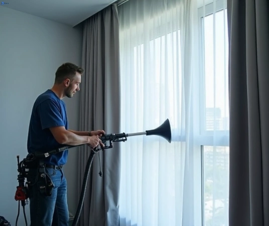 Professional drapes cleaning process tools Matty Curtain Cleaning carramar-nsw